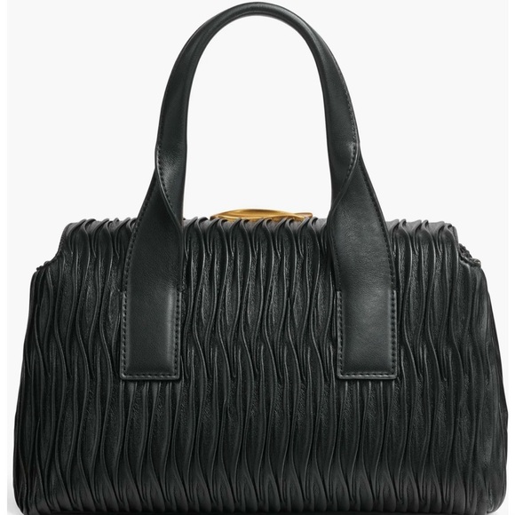 Donna Karan Amagansett Pleated Satchel - Picture 9 of 14